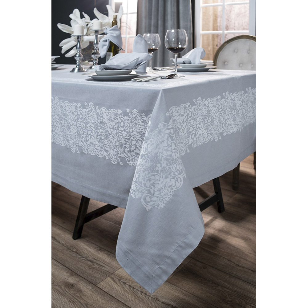 Τραπεζομάντηλο  JEWEL 03 ΓΚΡΙ