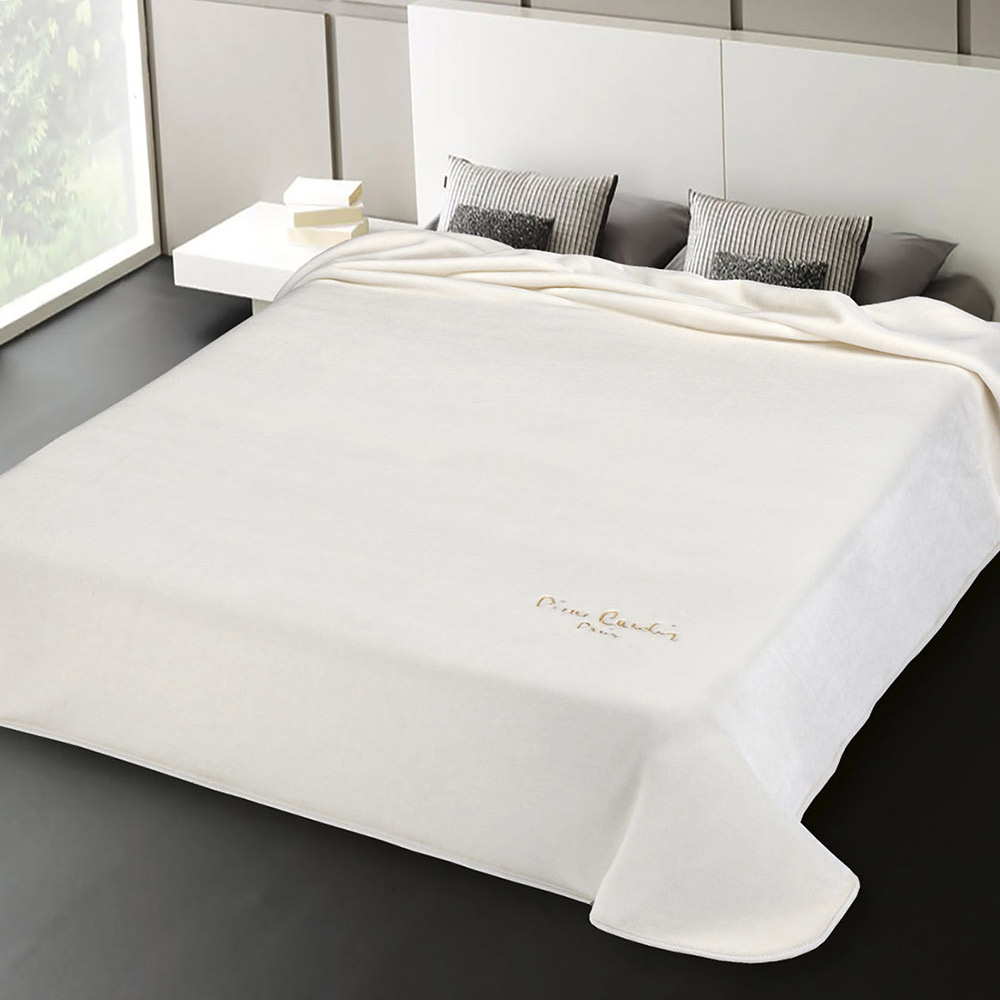 ΚΟΥΒΕΡΤΑ ΜΟΝΗ 160X240 PIERRE CARDIN NANCY 545 NATURAL(29)
