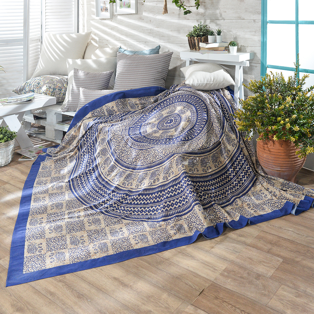 Διακοσμητικό Ριχτάρι Boho 04 ΜΠΛΕ