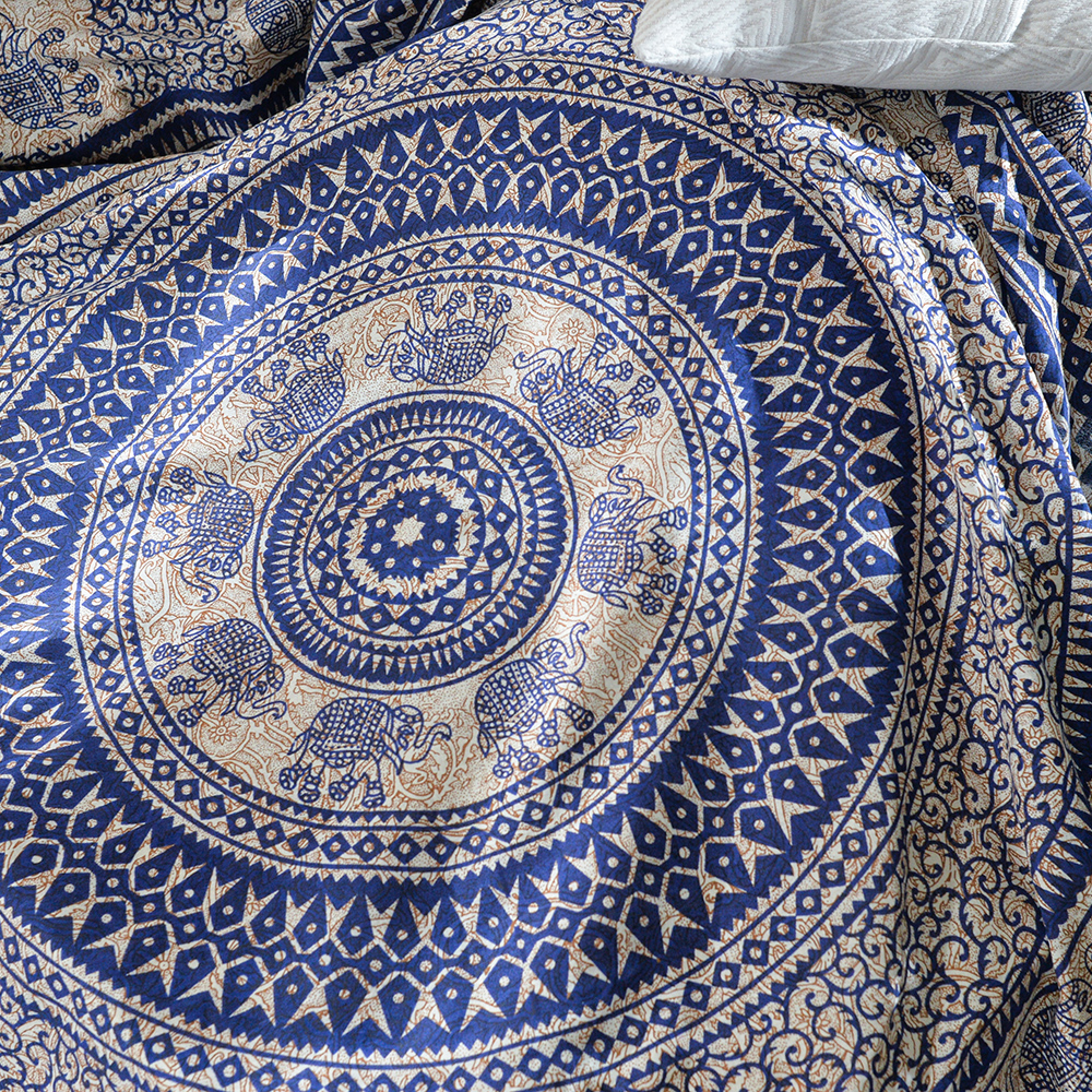 Διακοσμητικό Ριχτάρι Boho 04 ΜΠΛΕ