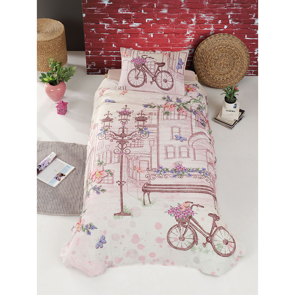 Πάπλωμα Παιδικό μονό Art 6107 Romantic PINK