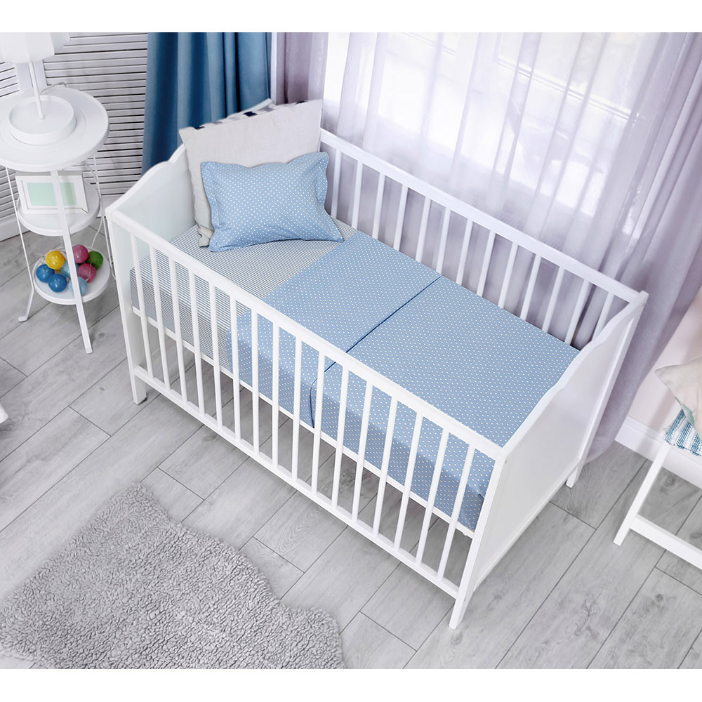 Σετ σεντόνια κούνιας baby ART-5132 Γκρί (3τμχ)