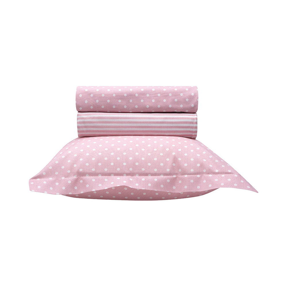 Σετ σεντόνια κούνιας baby ART-5132 PINK (3τμχ)