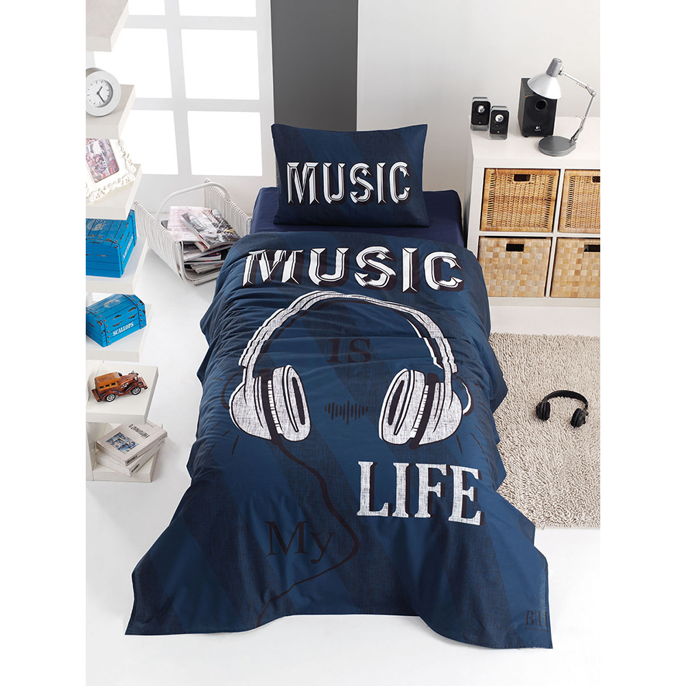 Σετ θήκη παπλώματος ART-6116 Sound blue