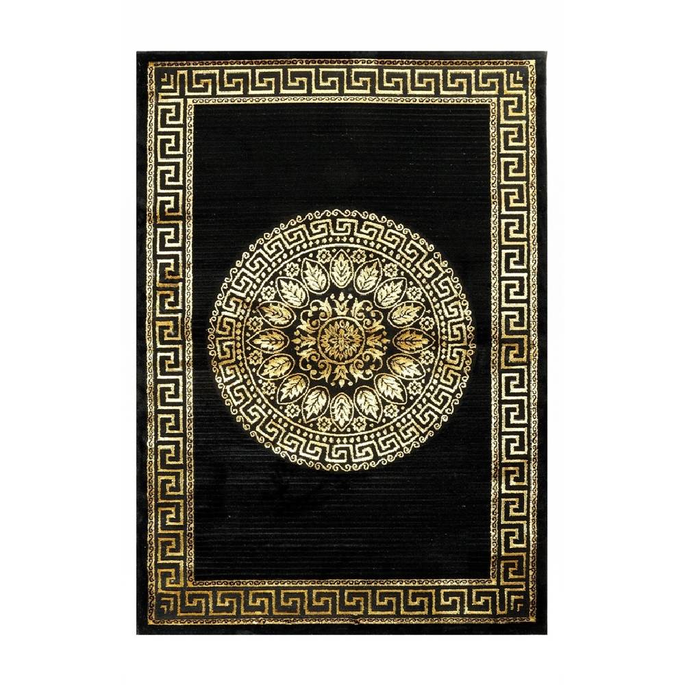 Χαλί CRAFT 23480-975 ΜΑΥΡΟ/ΧΡΥΣΟ