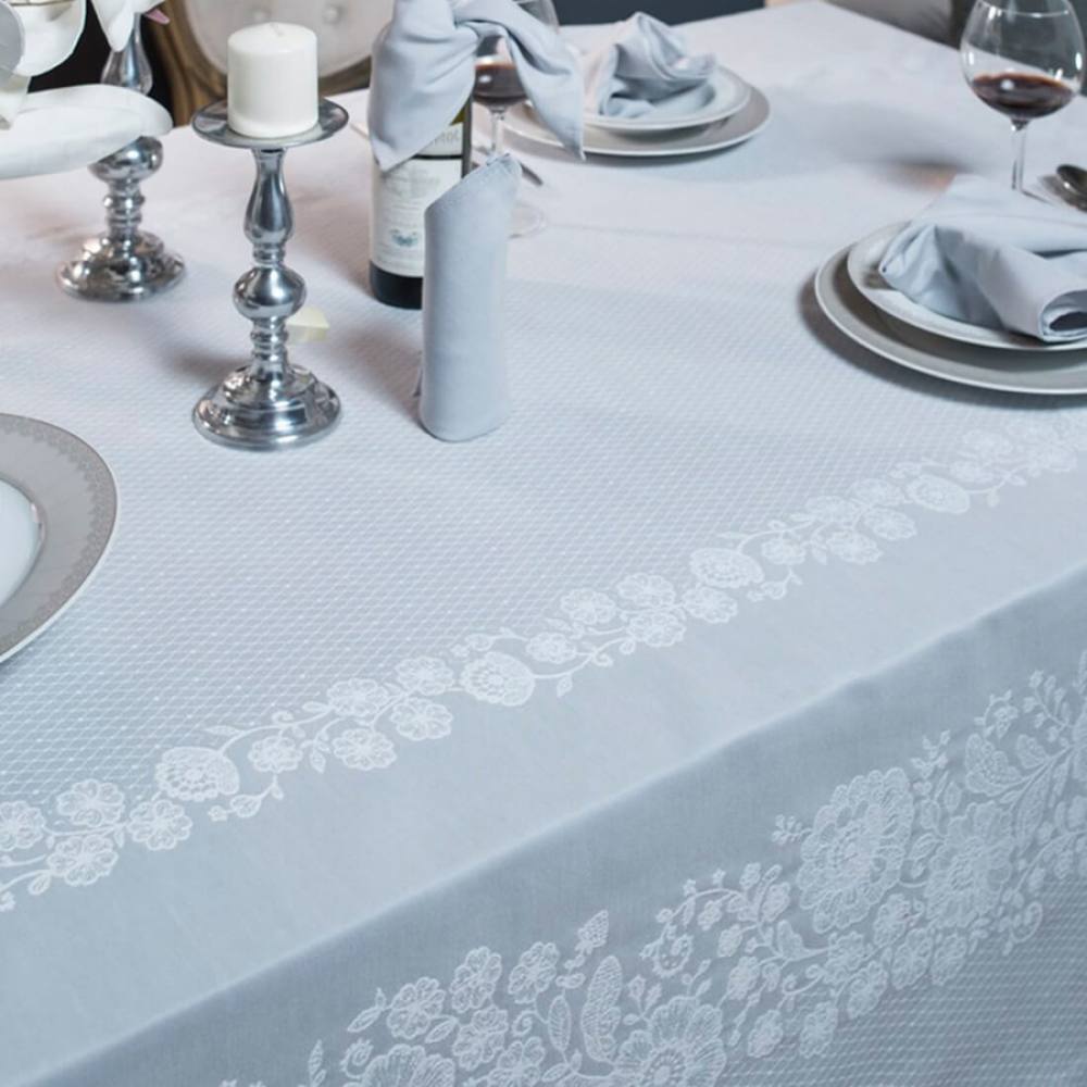 Τραπεζομάντηλο Lace 03 Γκρι