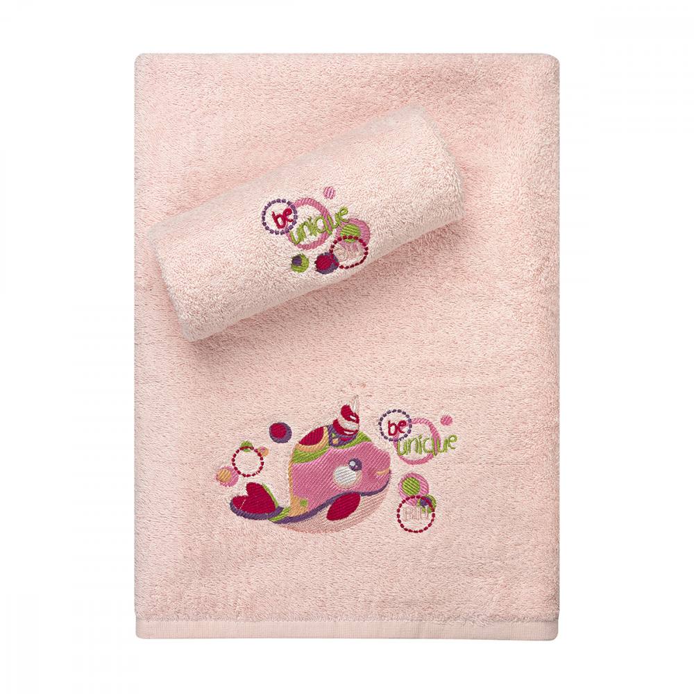 Σετ πετσέτες Art 5401 Σετ 2τμχ Ροζ