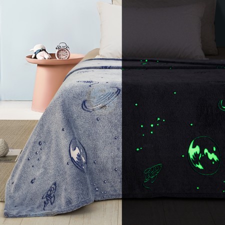 ΚΟΥΒΕΡΤΑ ΠΑΙΔΙΚΗ FLEECE ΦΩΣΦΟΡΙΖΕ 160Χ220 102