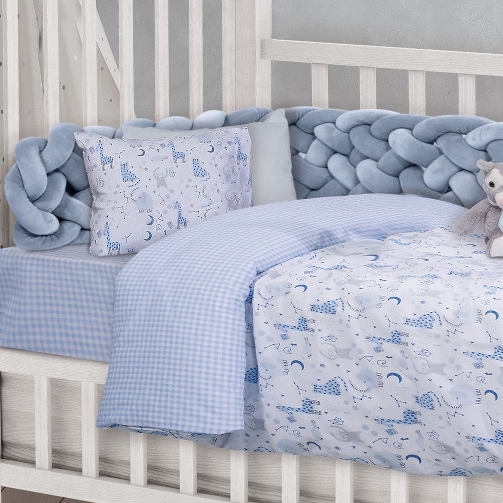 Das Home Σετ Σεντόνια Κούνιας 4810 (2τμχ) Emprime