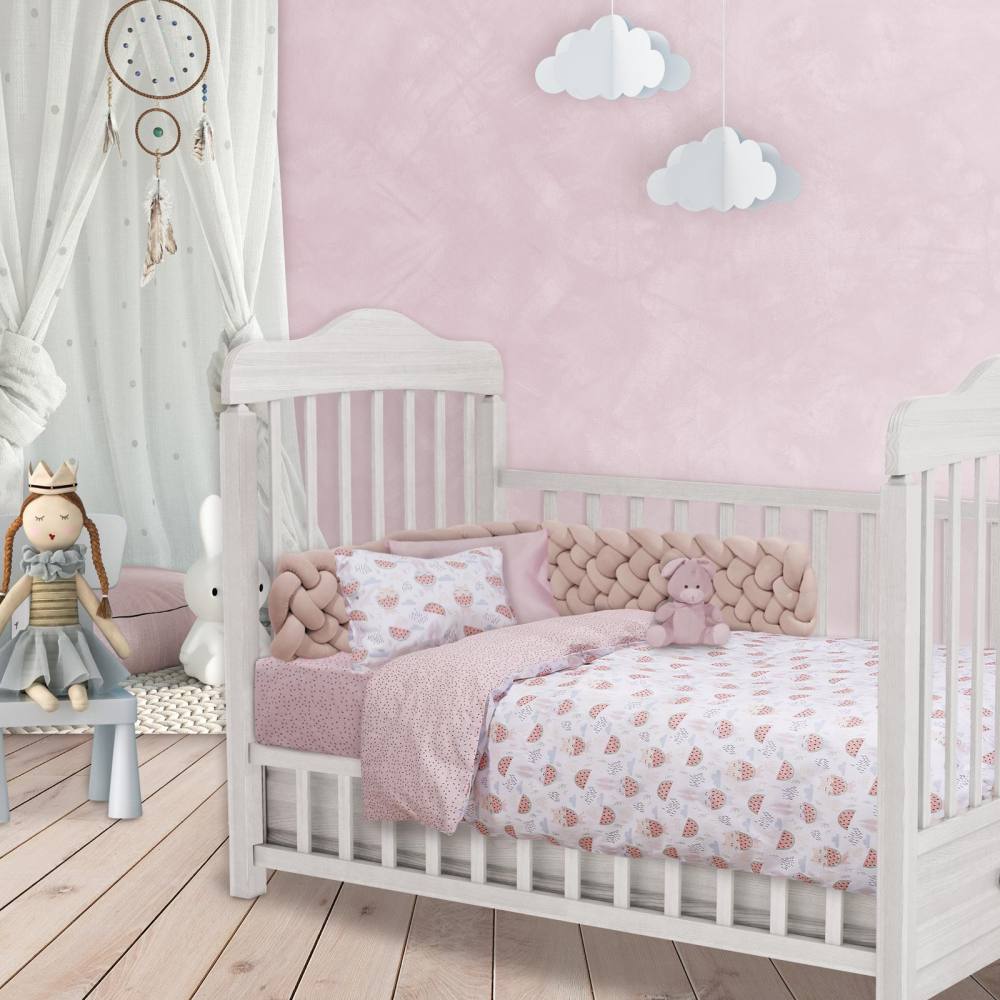 Σετ σεντόνια κούνιας baby fun 4811 (3τμχ) Emprime