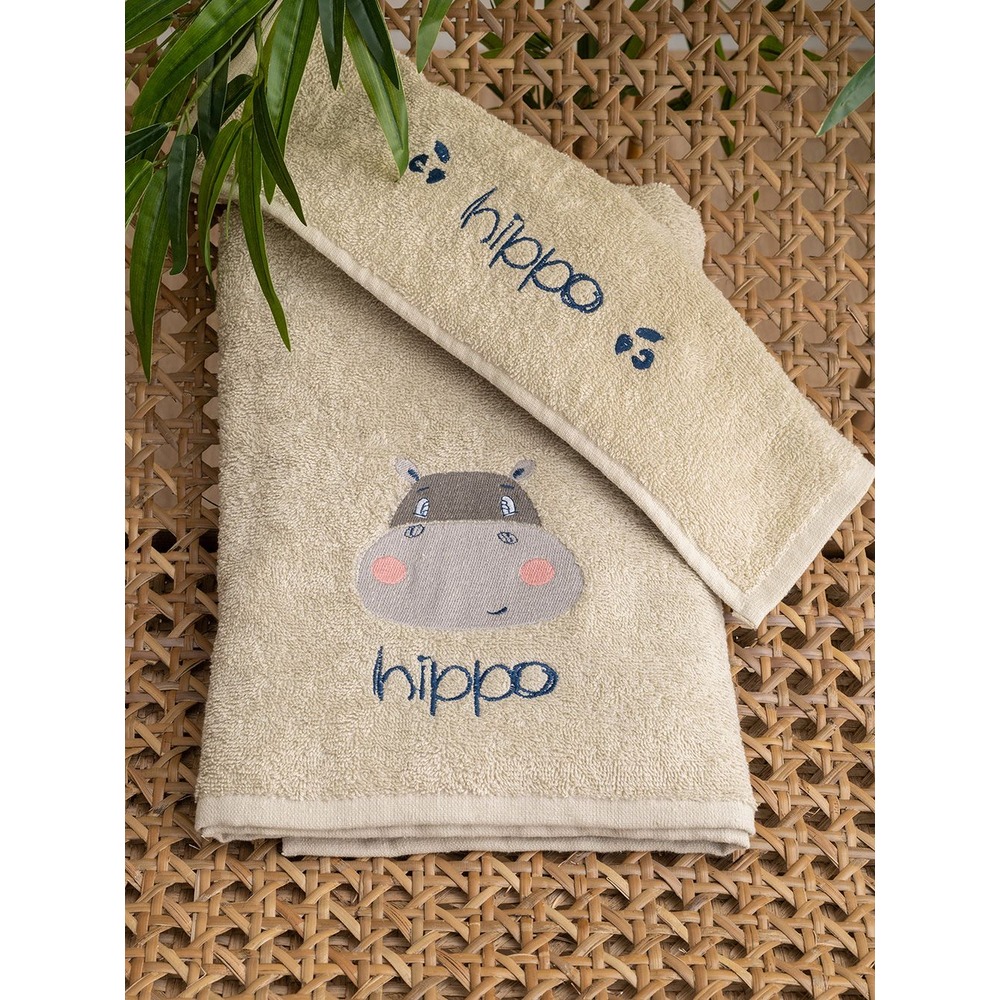 Σετ Παιδικές Πετσέτες Kids Bath HIPPO