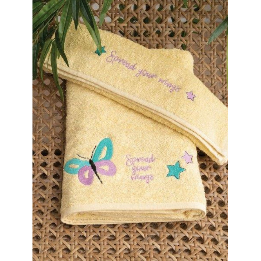 Σετ Παιδικές Πετσέτες Kids Bath BUTTERFLY