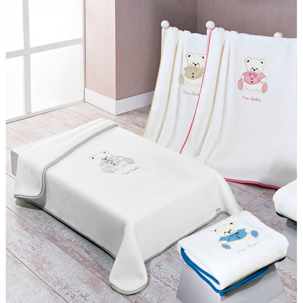 ΚΟΥΒΕΡΤΑ ΒΕΛΟΥΤΕ ΑΓΚΑΛΙΑΣ 80X110 PIERRE CARDIN BABY NANCY 545 PINK