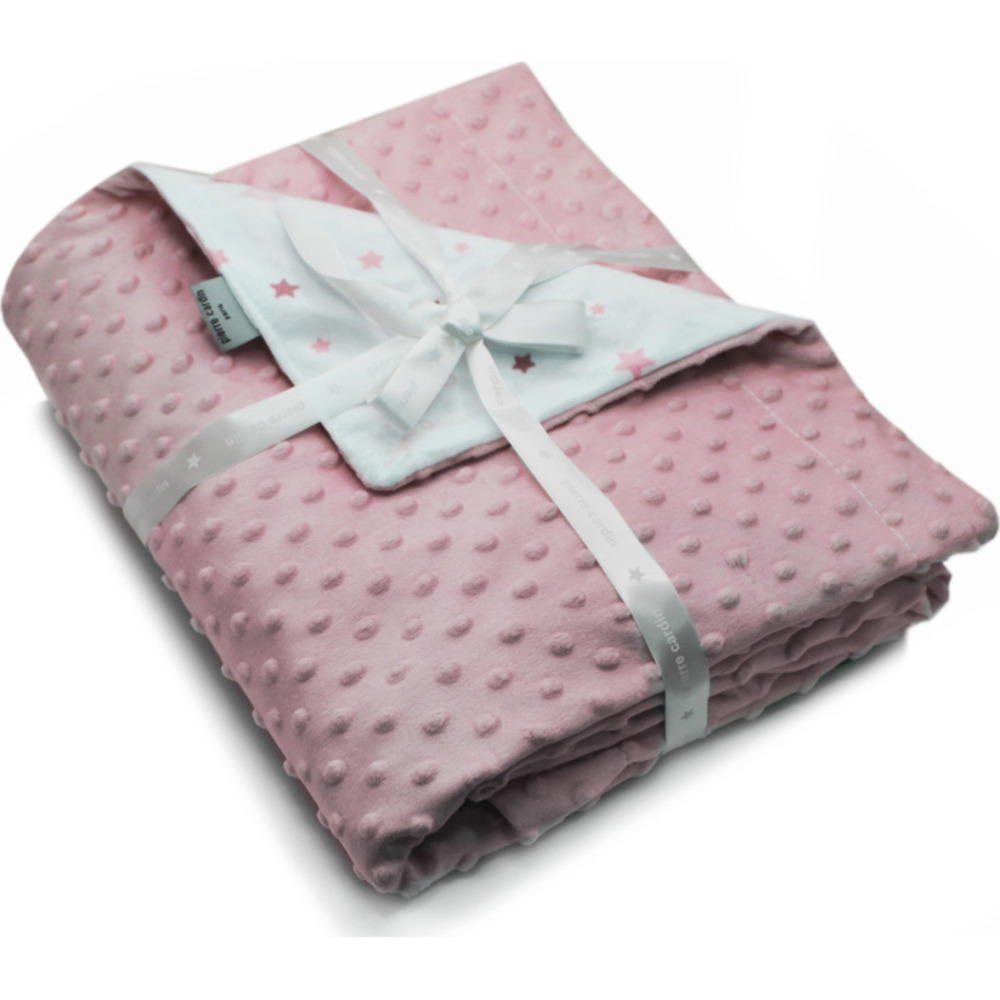 ΚΟΥΒΕΡΤΑ ΑΓΚΑΛΙΑΣ soft plus FLEECE 80X110 PIERRE CARDIN TOPPY PINK
