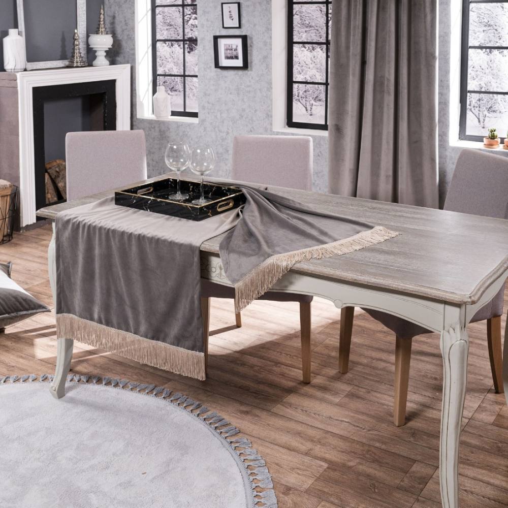 Τραβέρσα (Sari) Velvet 11 (65x200cm) GREY