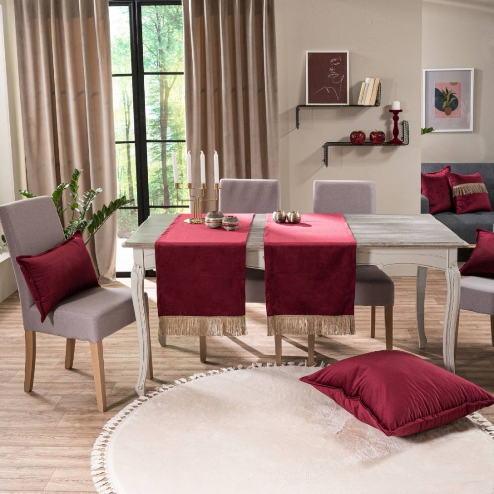 Τραβέρσα Velvet 10 (40x160) BORDO