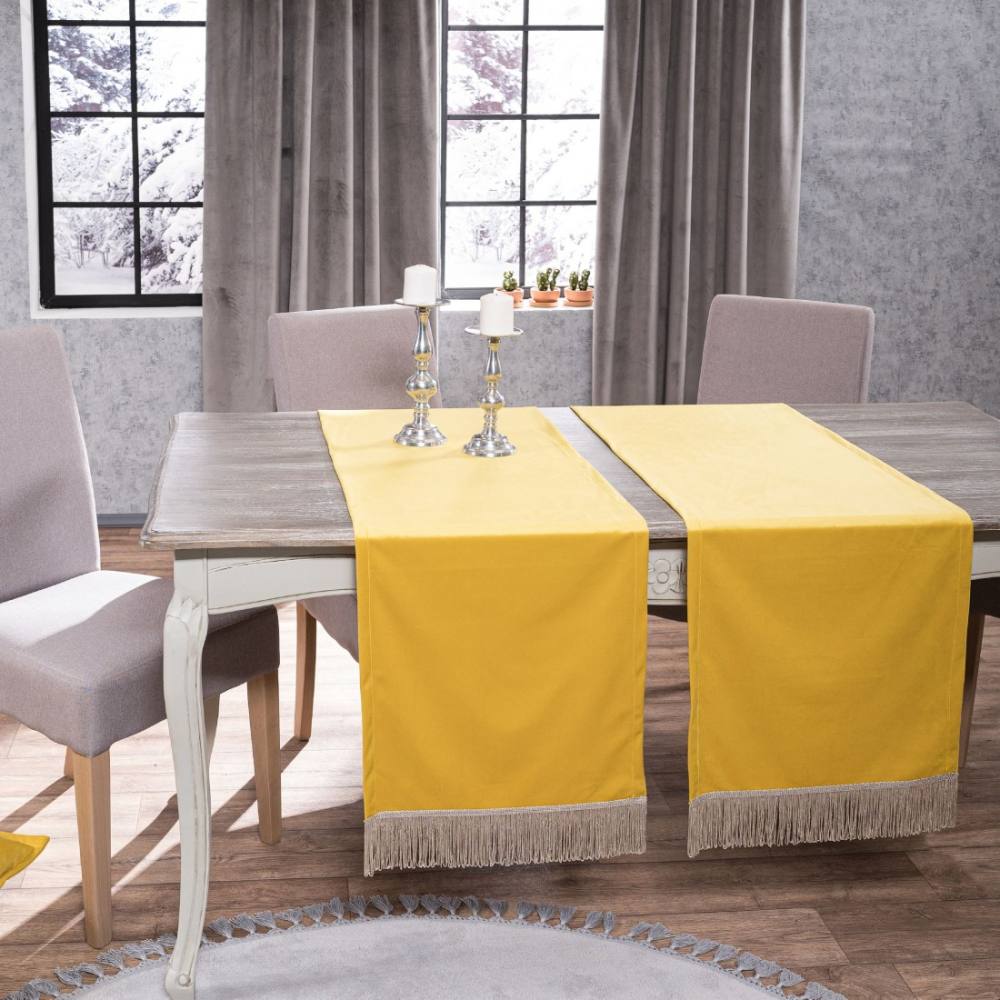 Τραβέρσα Velvet 14 (40x160) YELLOW