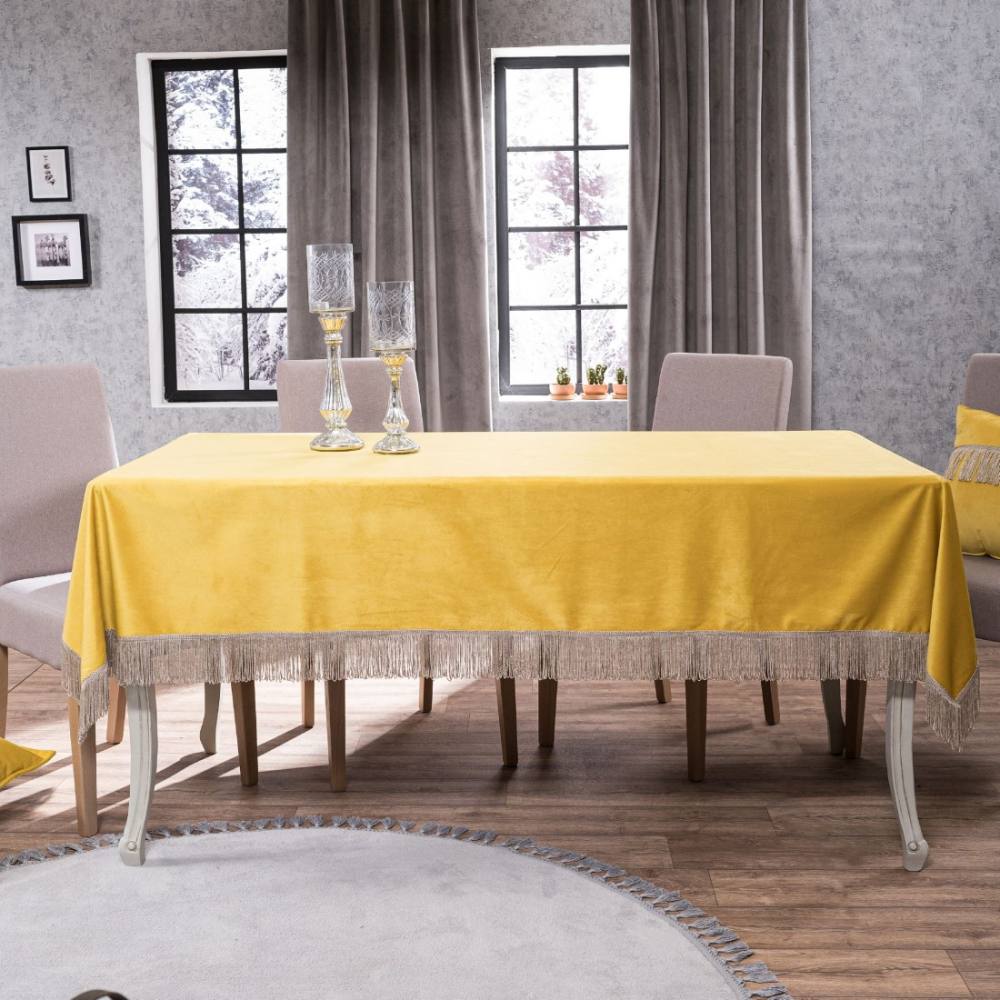 Τραπεζομάντηλο Velvet 14 YELLOW