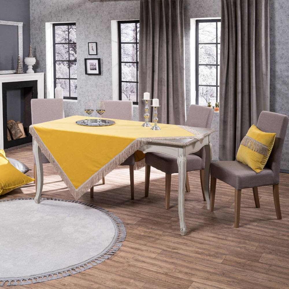 Τραπεζομάντηλο Velvet 14 YELLOW