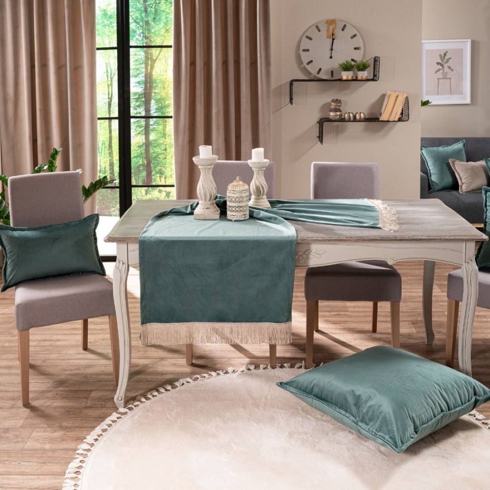 Τραβέρσα (Sari) Velvet 15 (65x200cm) GREEN
