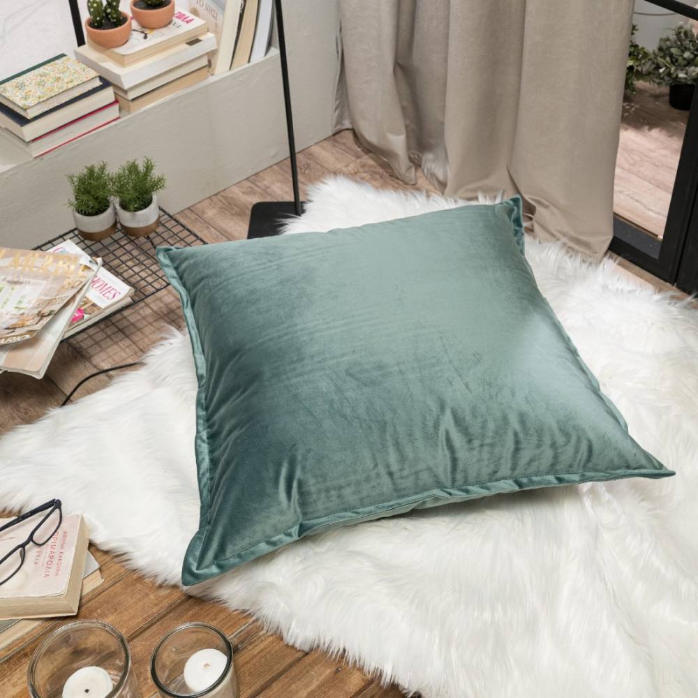 Μαξιλαροθήκη Velvet 15 GREEN
