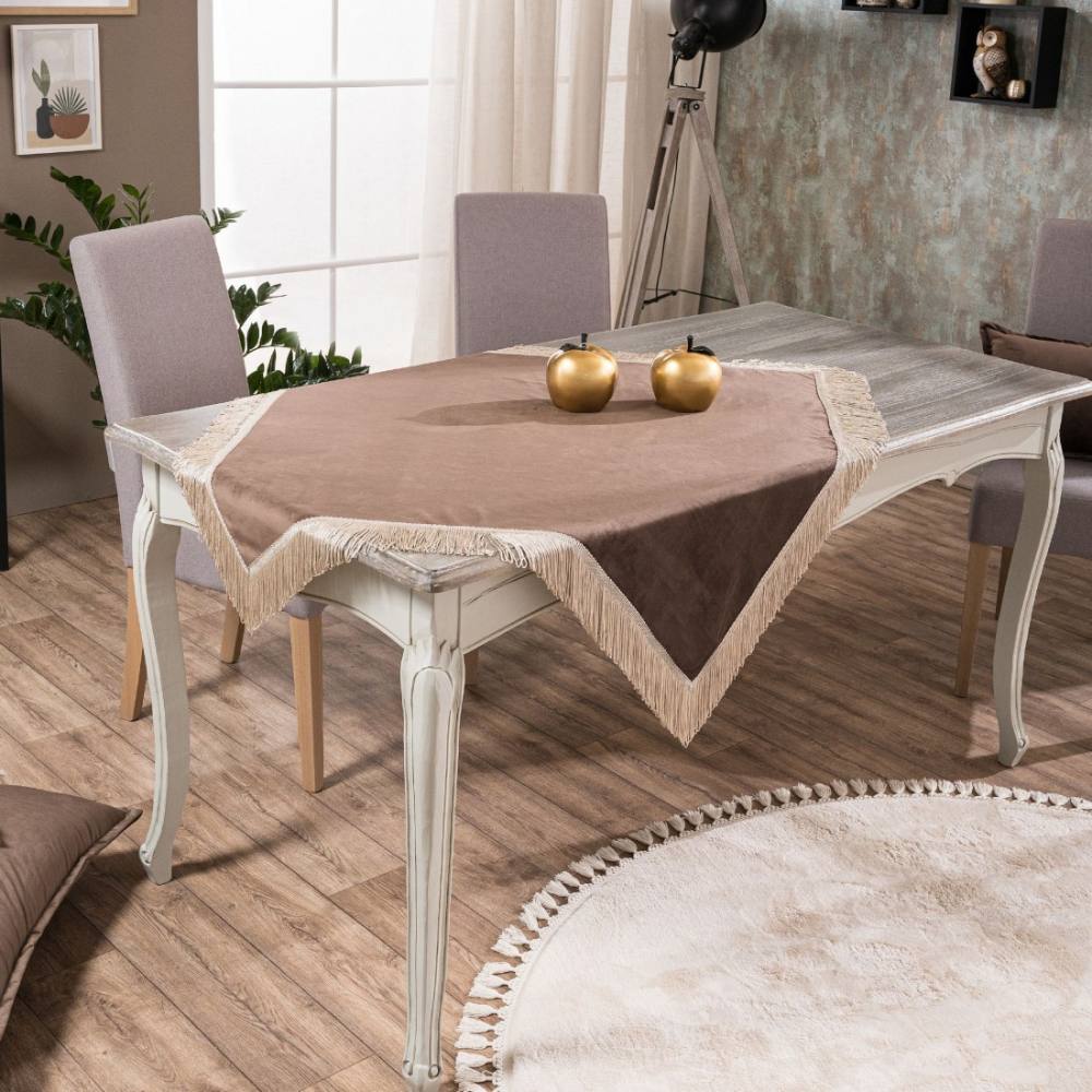 Καρέ Velvet 03 (90x90) BROWN