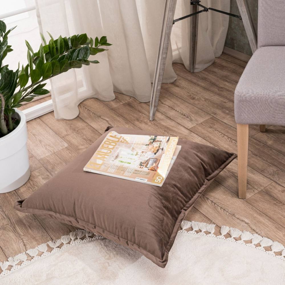 Μαξιλαροθήκη Velvet 03 BROWN