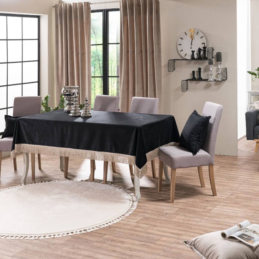 Τραπεζομάντηλο Velvet 06 BLACK