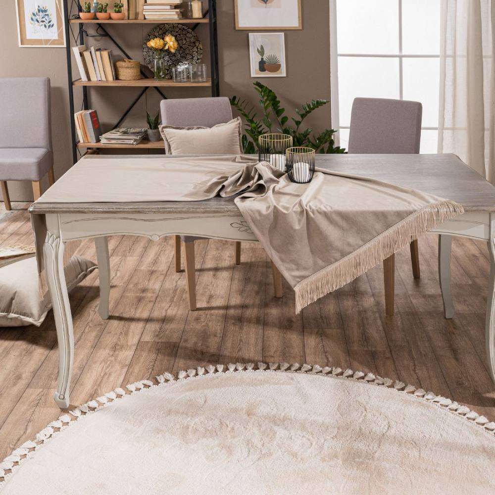 Τραβέρσα (Sari) Velvet 07 (65x200cm) BEIGE