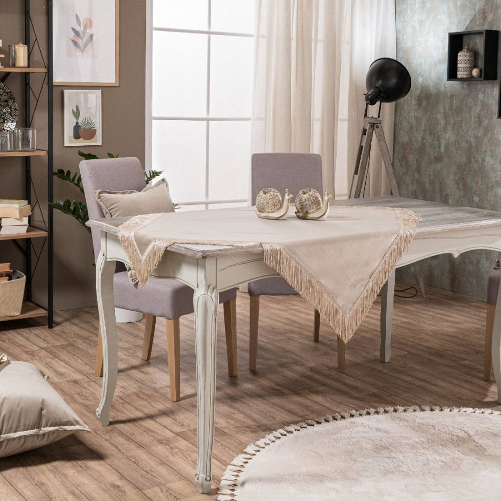 Καρέ Velvet 07 (90x90) BEIGE