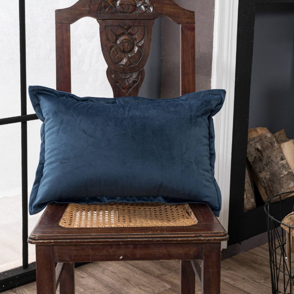 Μαξιλαροθήκη Velvet 04 BLUE