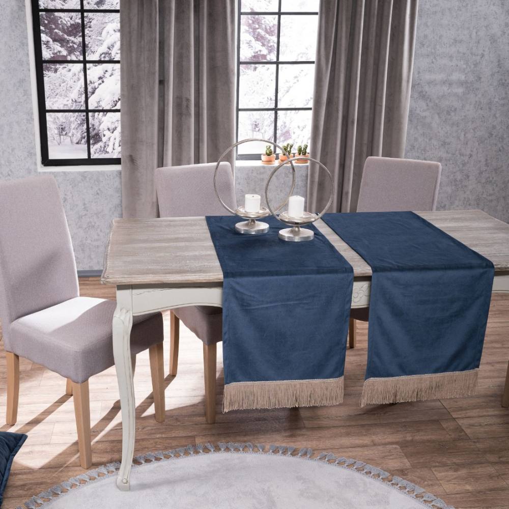 Τραβέρσα Velvet 04 (40x160) BLUE