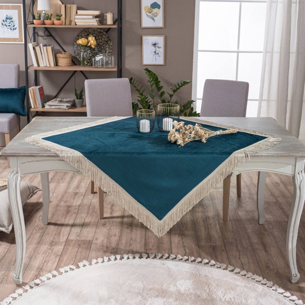Καρέ Velvet 13 (90x90) BLUE/GREEN