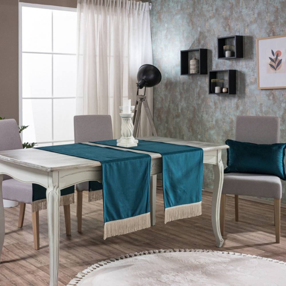 Τραβέρσα Velvet 13 (40x160) BLUE/GREEN