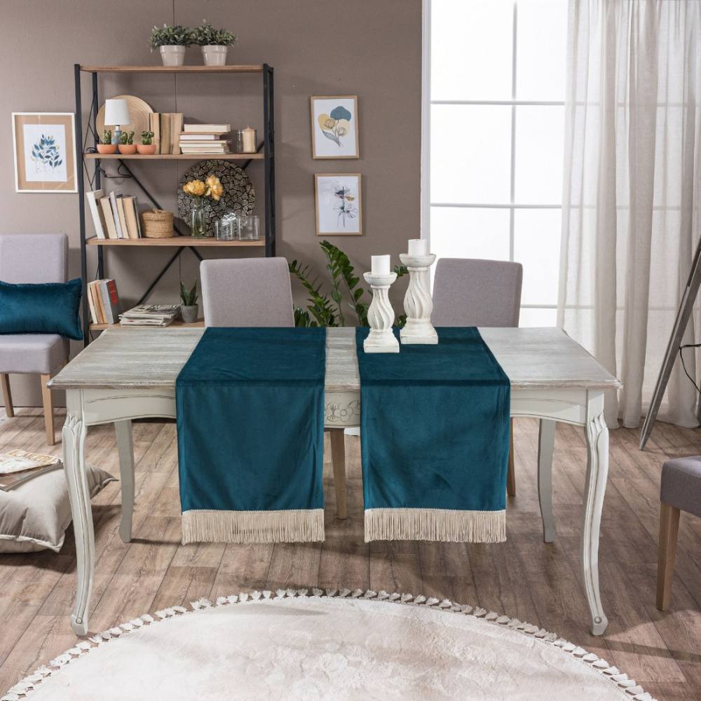 Τραβέρσα Velvet 13 (40x160) BLUE/GREEN