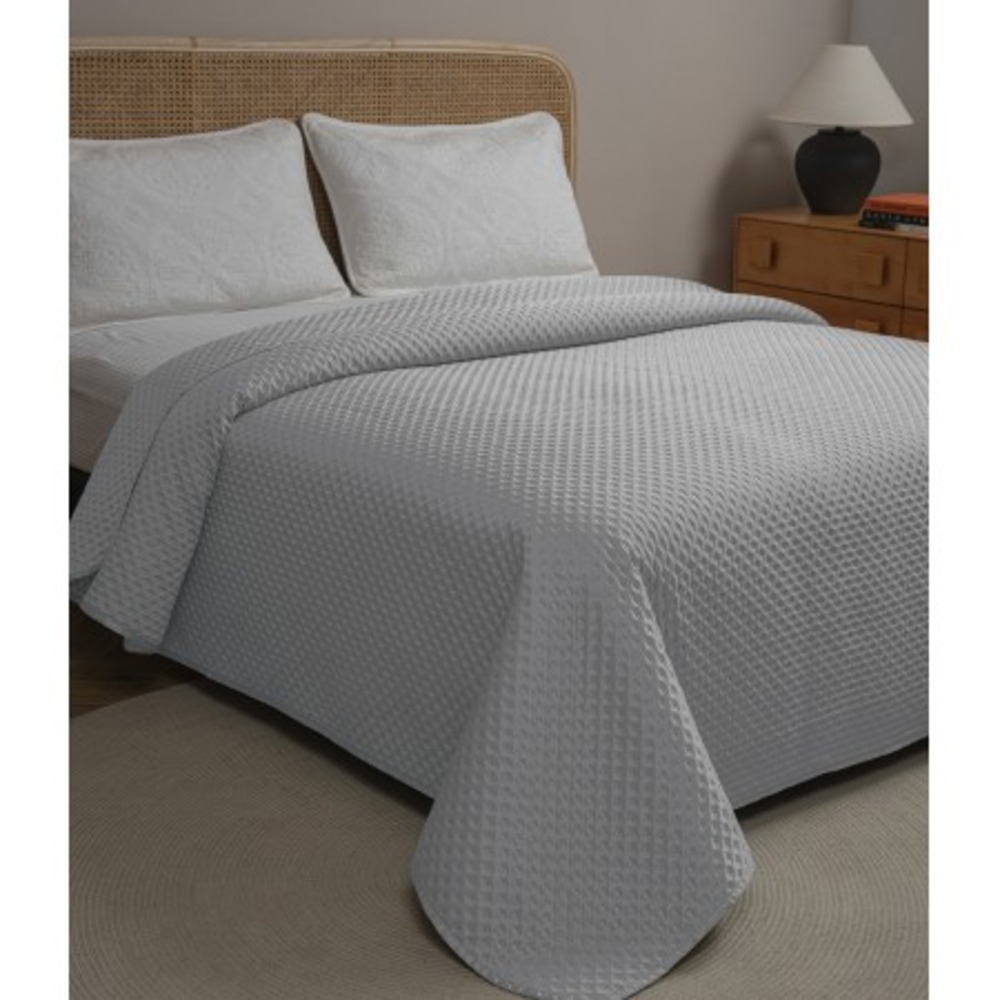 ΚΟΥΒΕΡΛΙ SATEN ΥΠΕΡΔΙΠΛΟ 220Χ240 ADAM HOME IMPERIAL LIGHT GREY