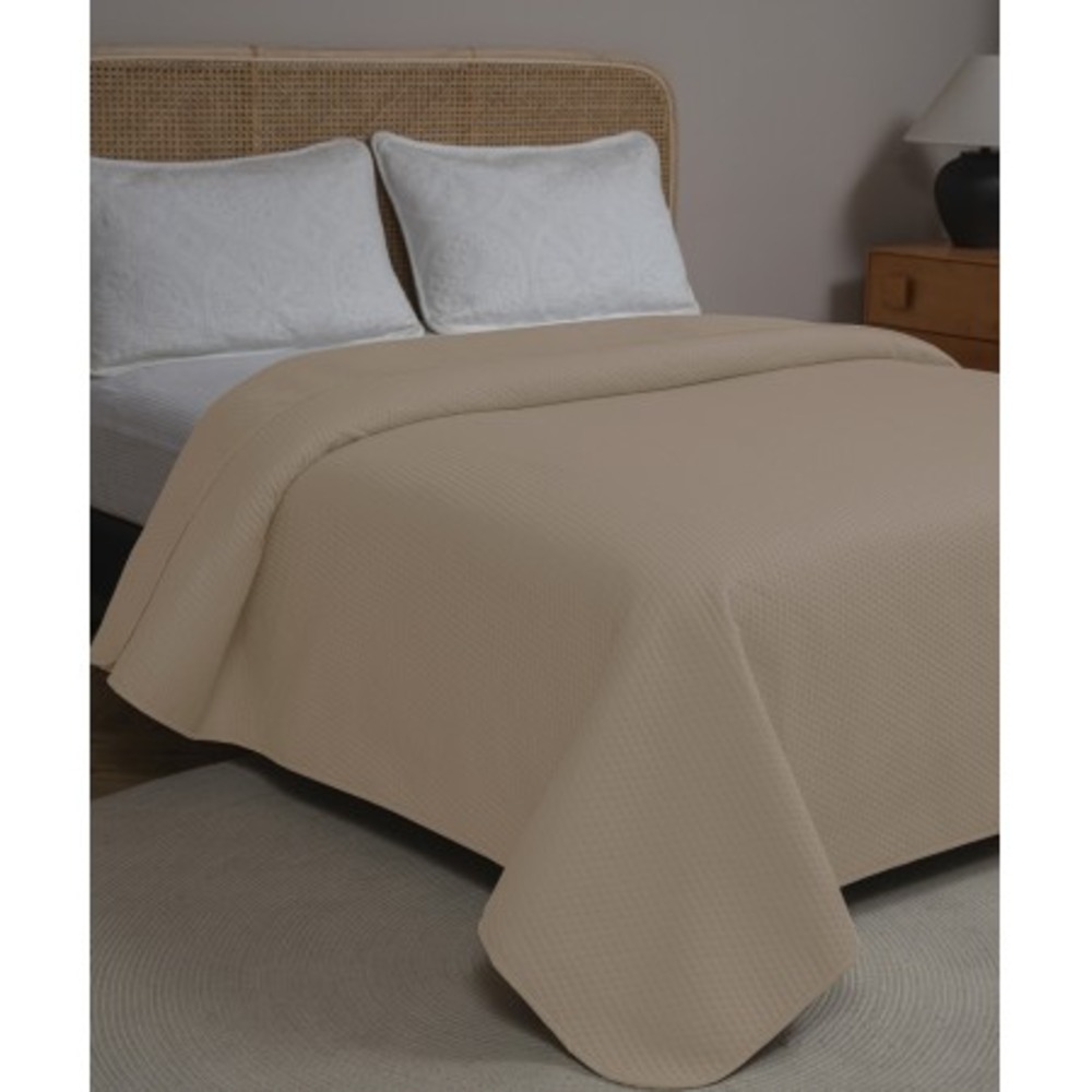 ΚΟΥΒΕΡΛΙ MICROFIBER PRE-WASHED ΜΟΝΟ 160X240 ADAM HOME DOT BEIGE