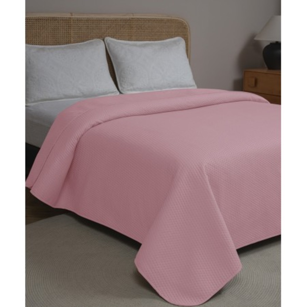 ΚΟΥΒΕΡΛΙ MICROFIBER PRE-WASHED ΜΟΝΟ 160X240 ADAM HOME DOT ROSE