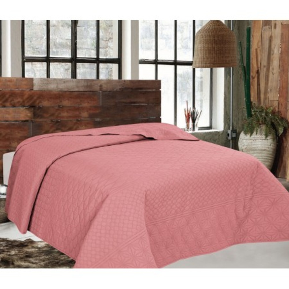 ΚΟΥΒΕΡΛΙ ELEGANCE ΜΟΝΟ 160X240 ADAM HOME VENUS OPAL ROSE