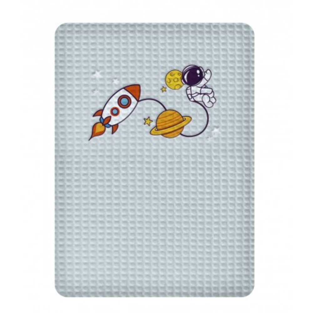 ΚΟΥΒΕΡΤΑ ΠΙΚΕ ΚΟΥΝΙΑΣ 110x140 ADAM HOME SPACE BLUE