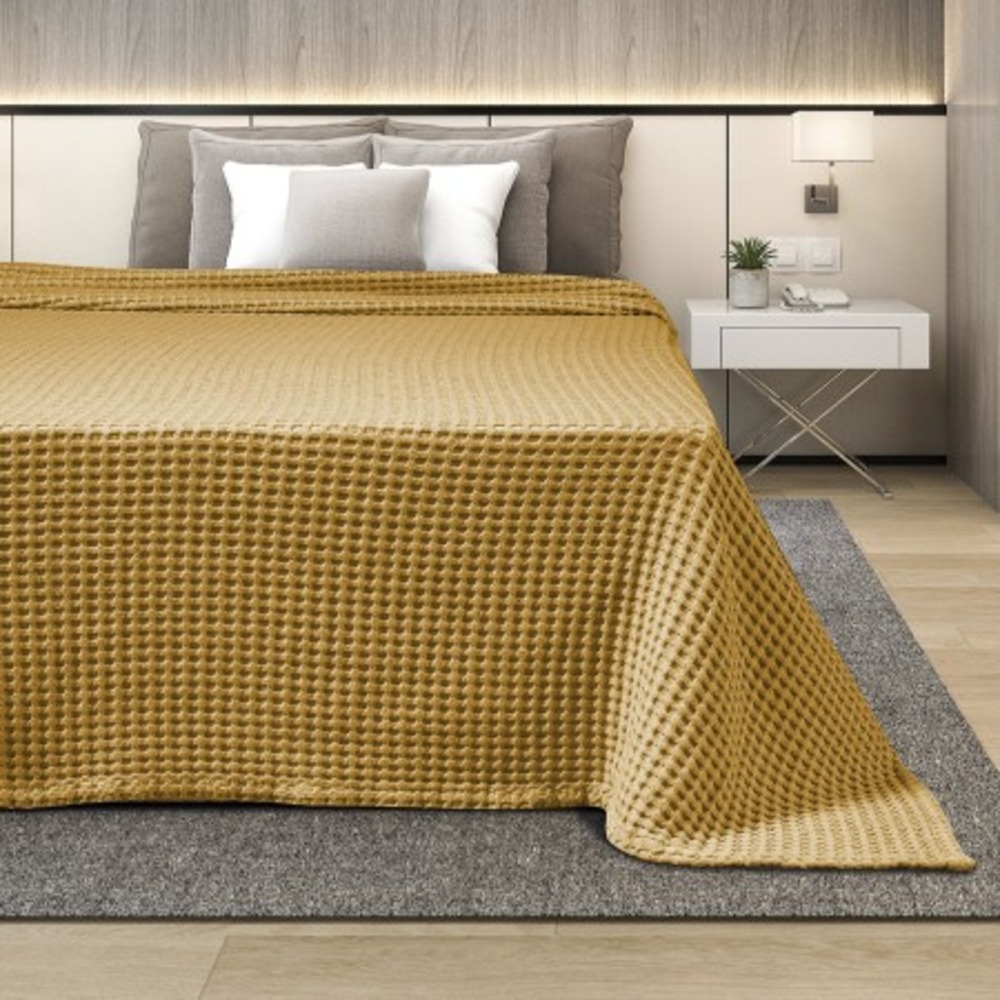 ΚΟΥΒΕΡΤΑ ΠΙΚΕ ΜΟΝΗ 160Χ240 ADAM HOME YELLOW