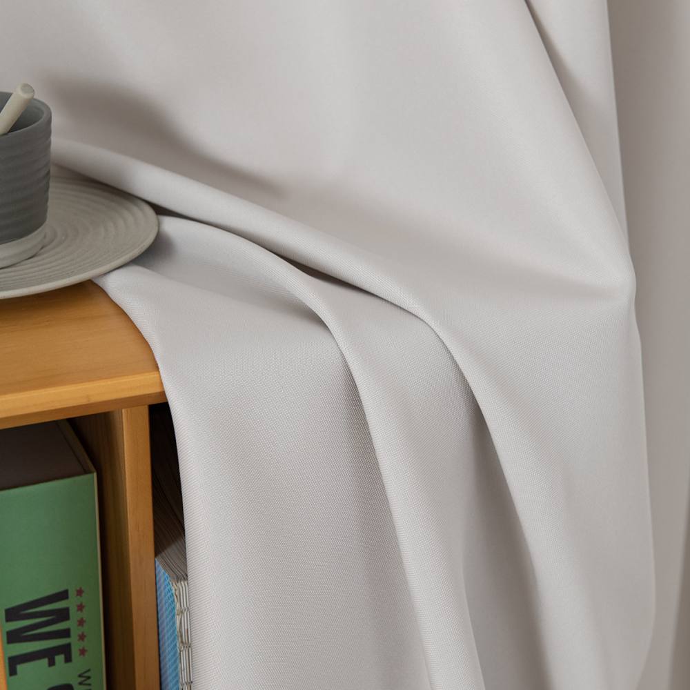 Κουρτίνα μεσαίας σκίασης με 8 μεταλλικούς κρίκους Effect Art 8443 140×270 Εκρού