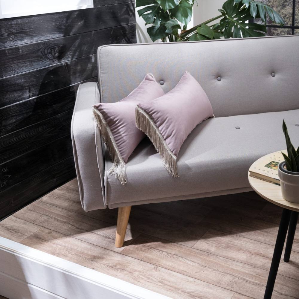 Μαξιλαροθήκη Velvet 12 Με Κρόσι (30x60cm) ΡΟΖ