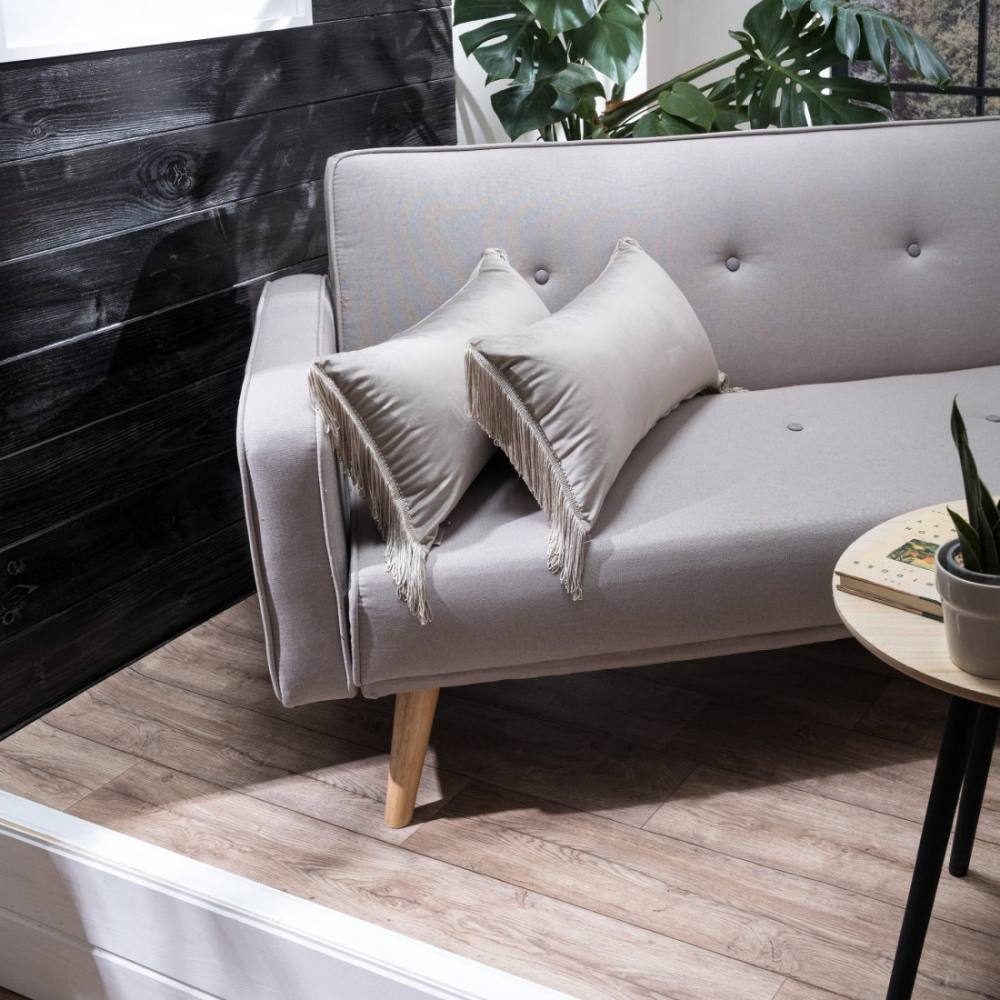 Μαξιλαροθήκη Velvet 07 Με Κρόσι (30x60cm) beige