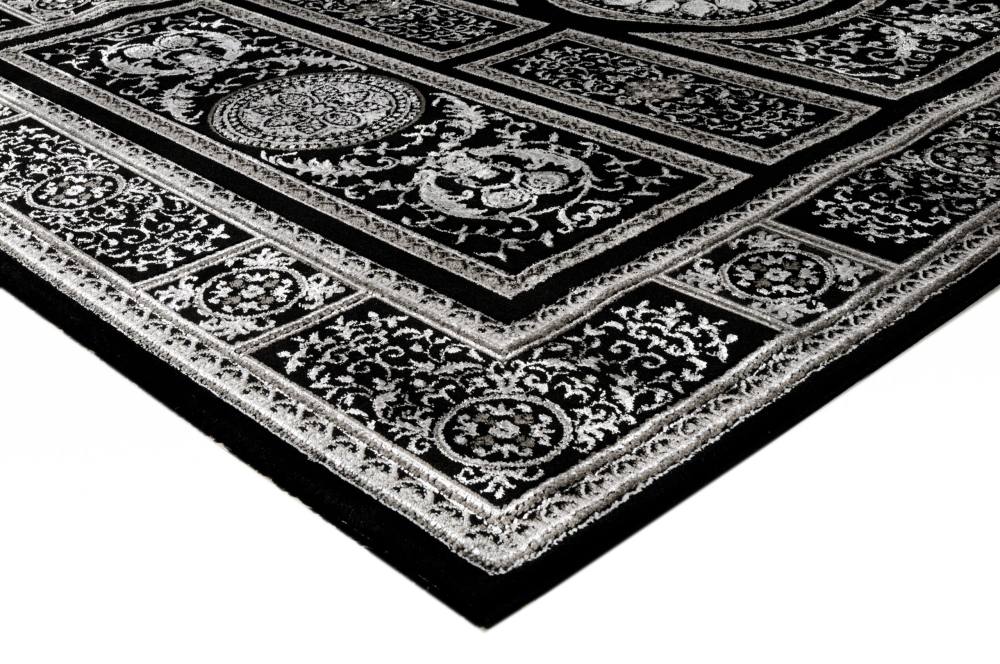 Χαλί CRAFT 23623-995 ΜΑΥΡΟ-ΑΣΗΜΙ