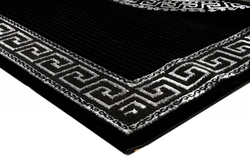Χαλί CRAFT 23480-090 ΜΑΥΡΟ/ΓΚΡΙ