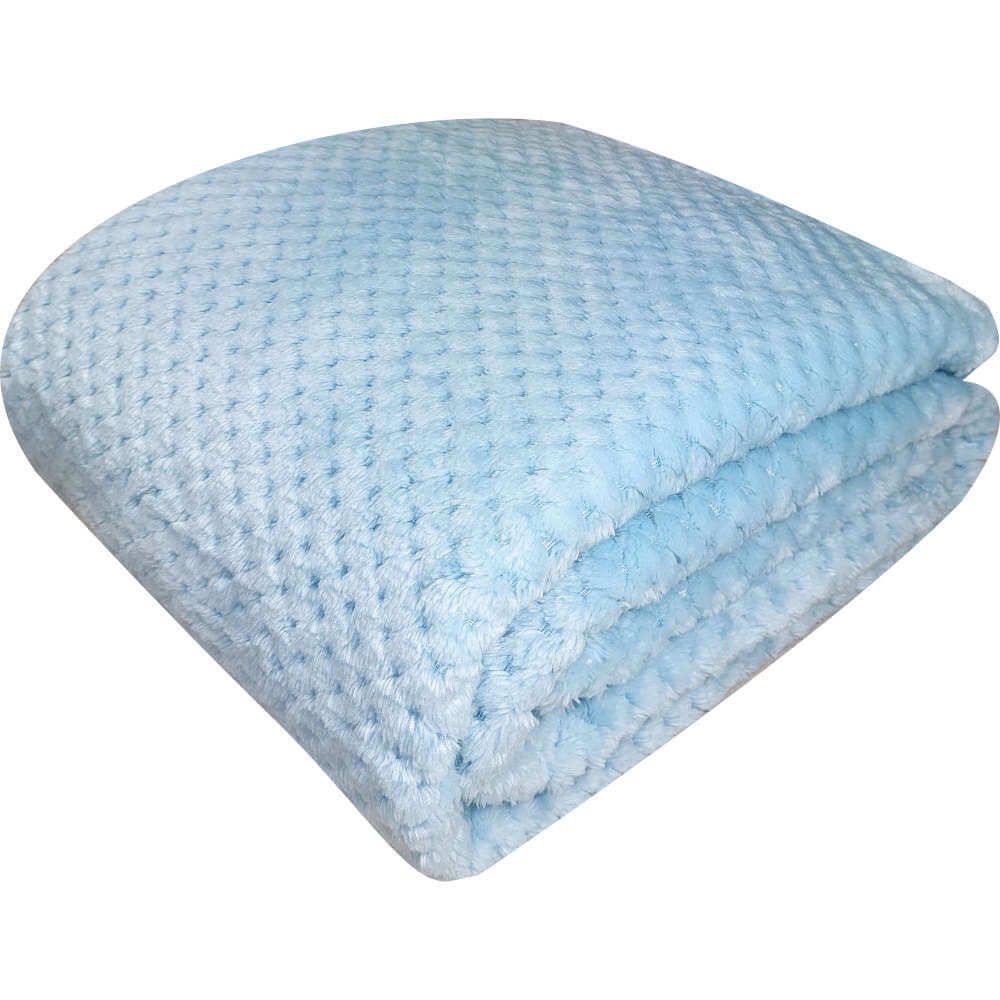 Morven Κουβέρτα Κούνιας Fleece Γαλάζια 100×150εκ