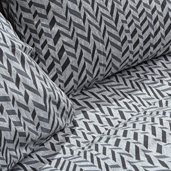 Σετ σεντόνια φανελένια υπέρδιπλα Bailey Art 12122 240×260 Εμπριμέ