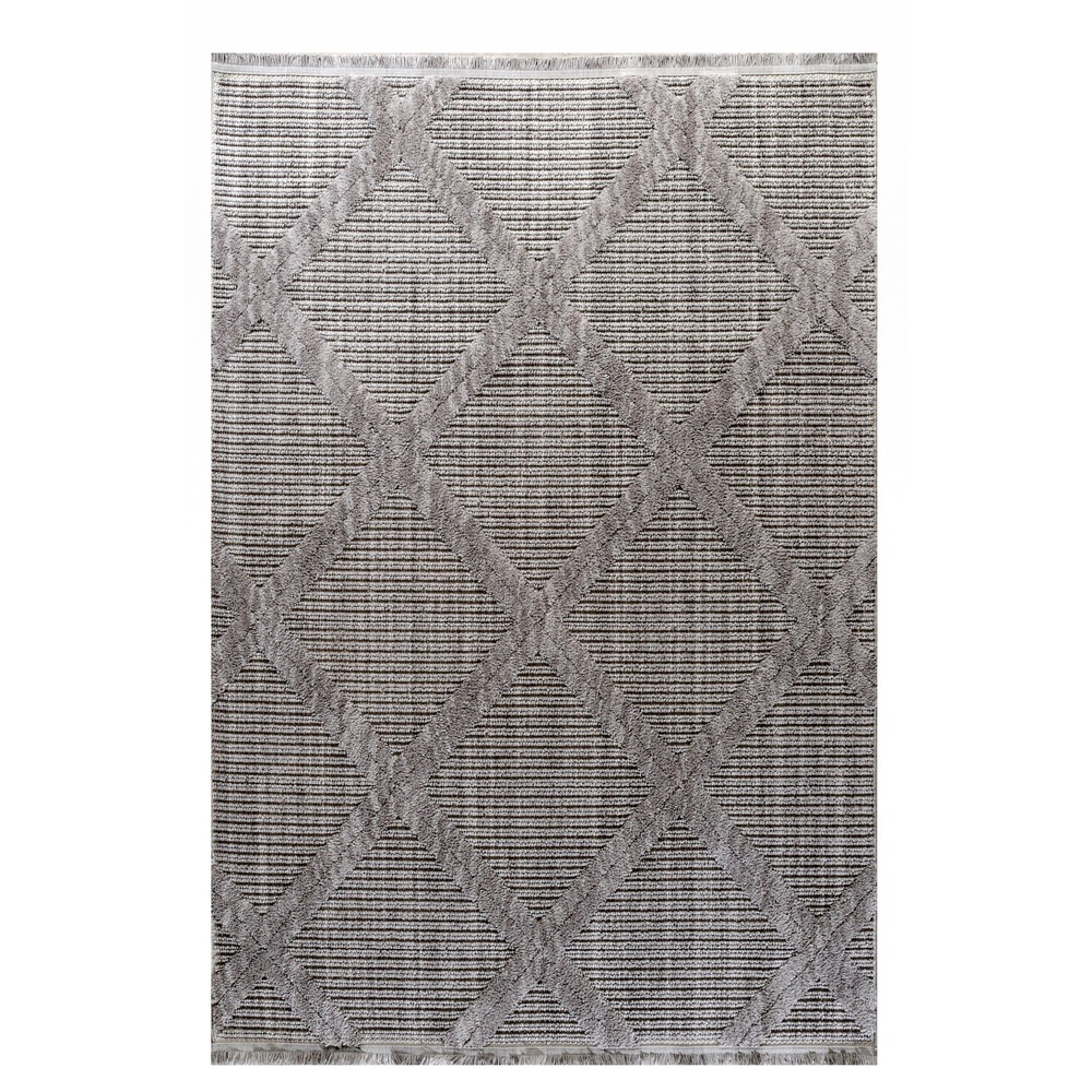 Μοντέρνο Χαλί GARDEN 61576-095 ΓΚΡΙ