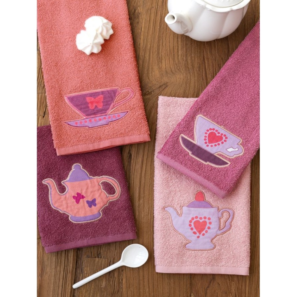 Σετ 4 Πετσέτες Κουζίνας Kitchen Towels 40x70 KT260 ΕΜΠΡΙΜΕ